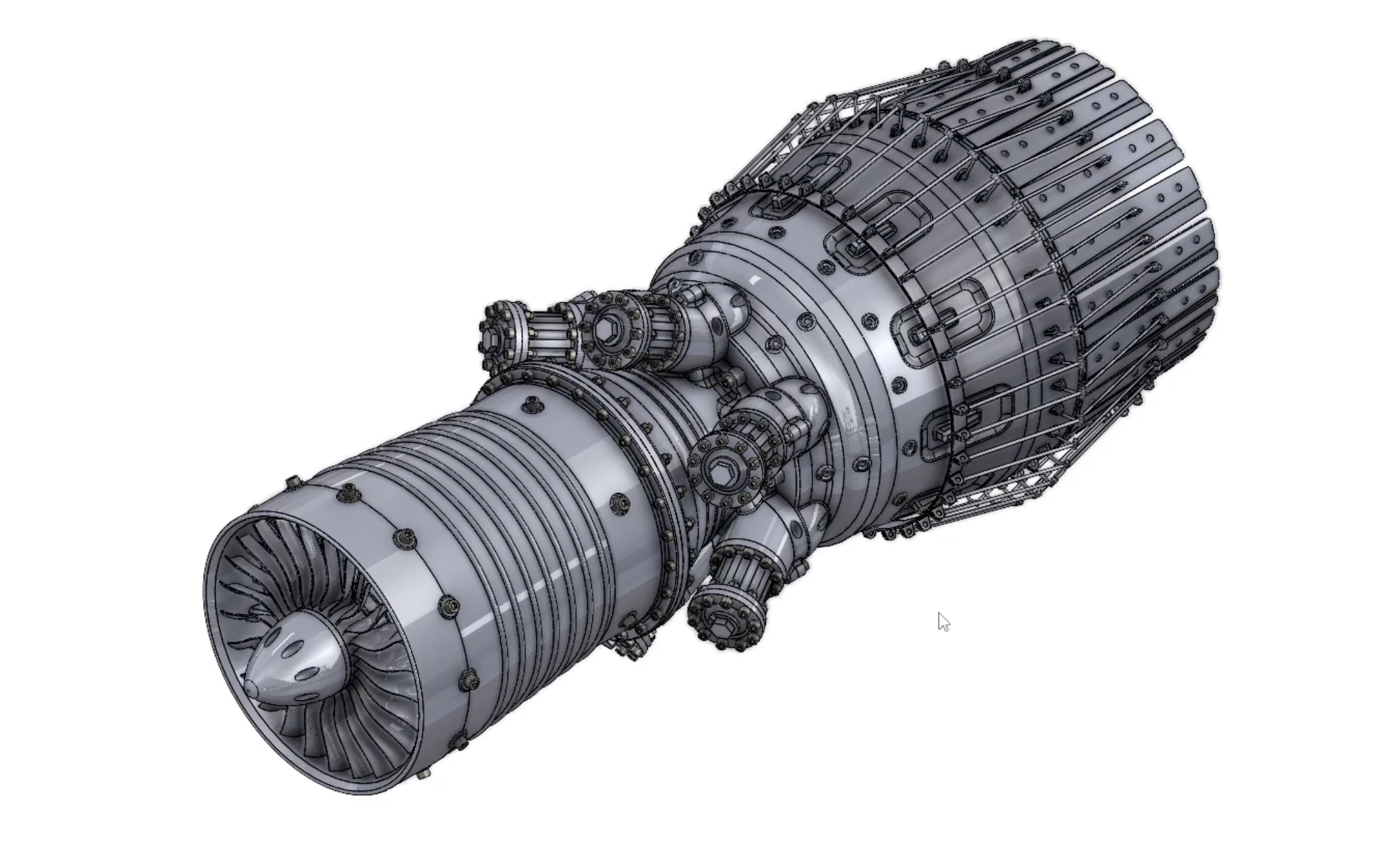 Jet Engine CAD Project